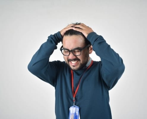 pessoa estressada